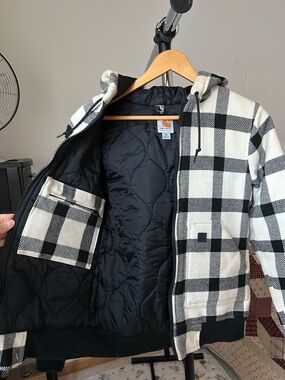 Carhartt Quilted Plaid Wool Jacket Women’s XS